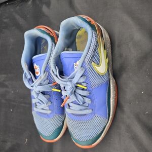 Nike Blue and Green Sneakers with Mesh Detailing‎